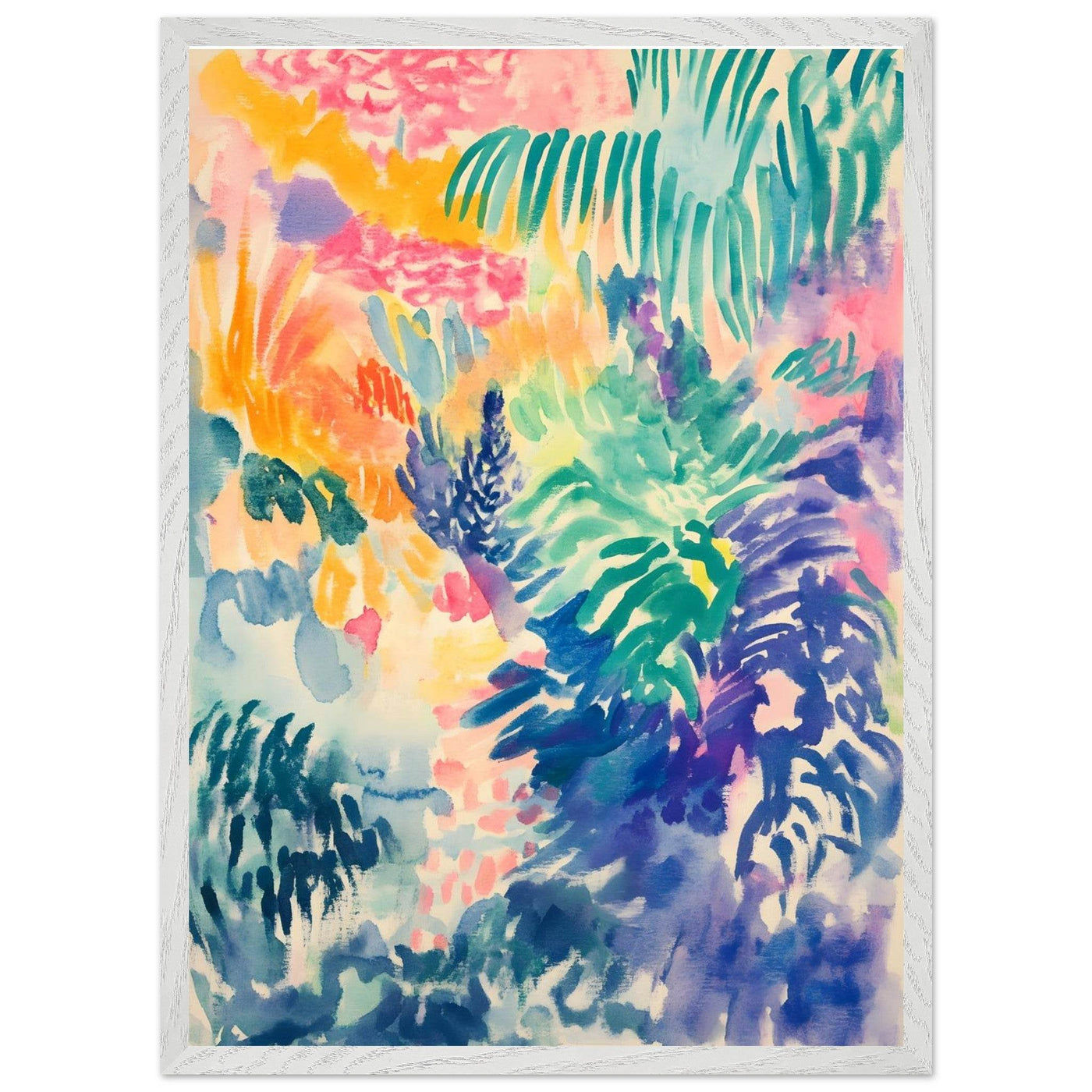 Abstract Floral - Vibrantwalls