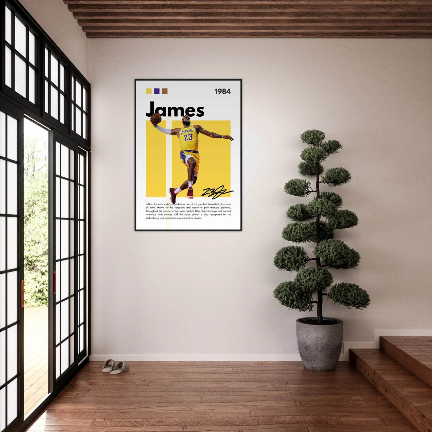 LeBron James King James Lakers Art Print - Vibrantwalls