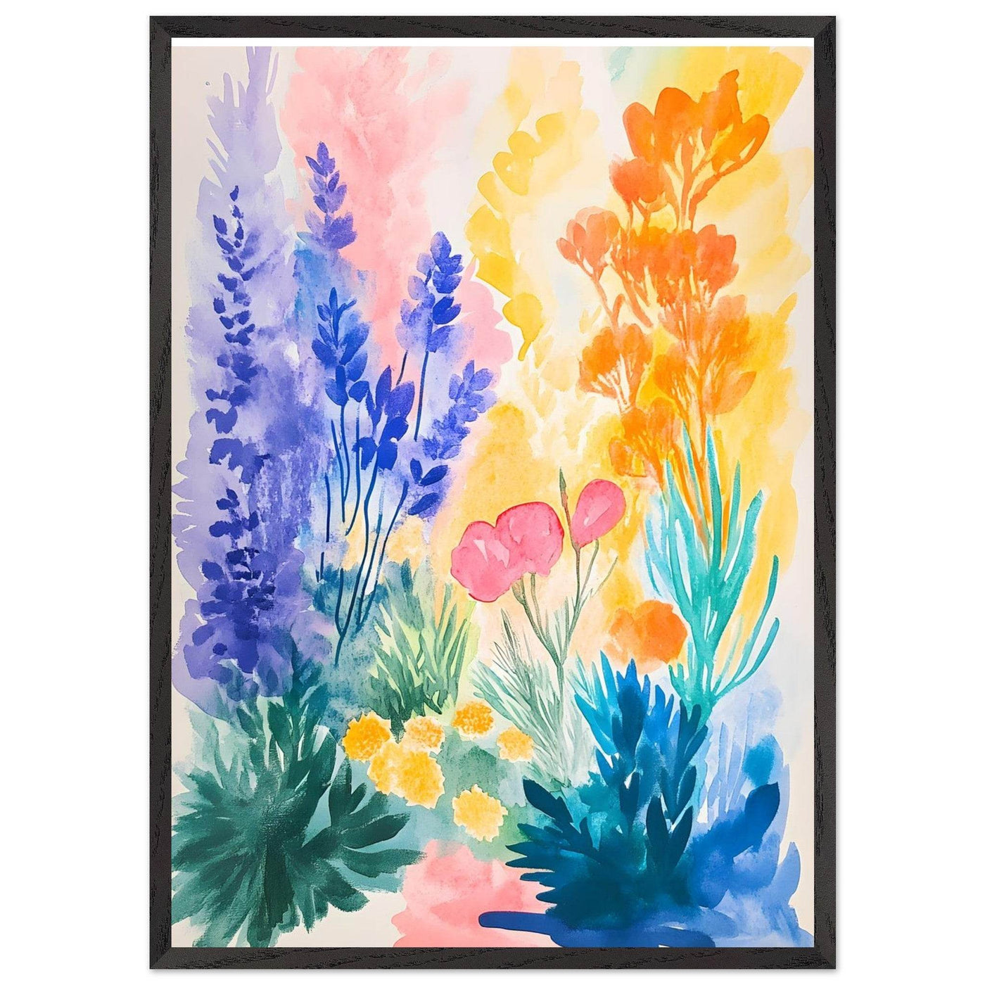 Abstract Floral Garden Matisse - Vibrantwalls