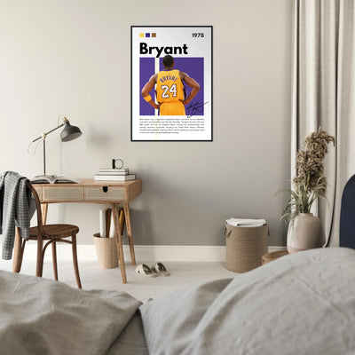 Kobe Bryant Mamba Mentality Lakers Framed Poster Vibrantwalls