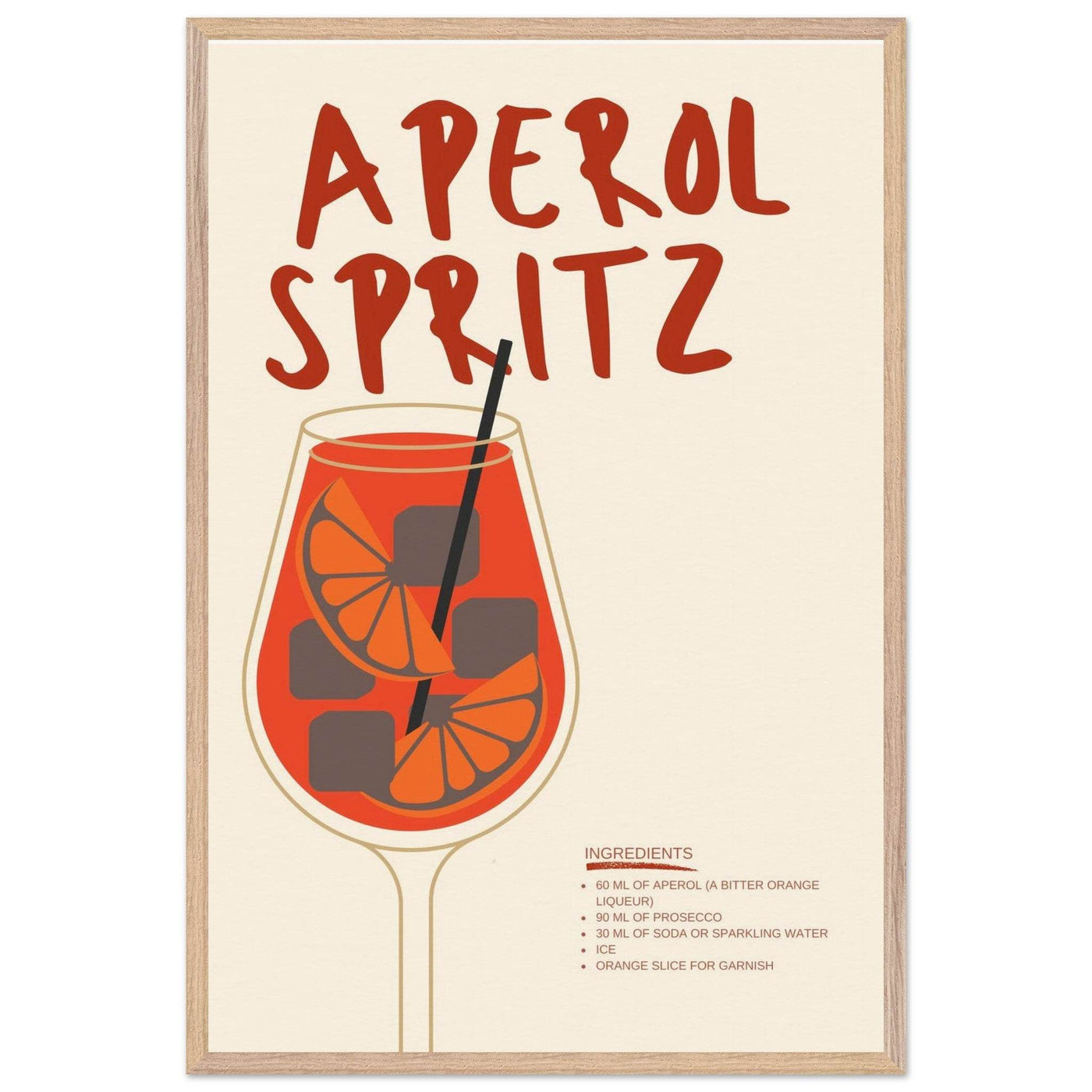 Aperol Spritz - Vibrantwalls