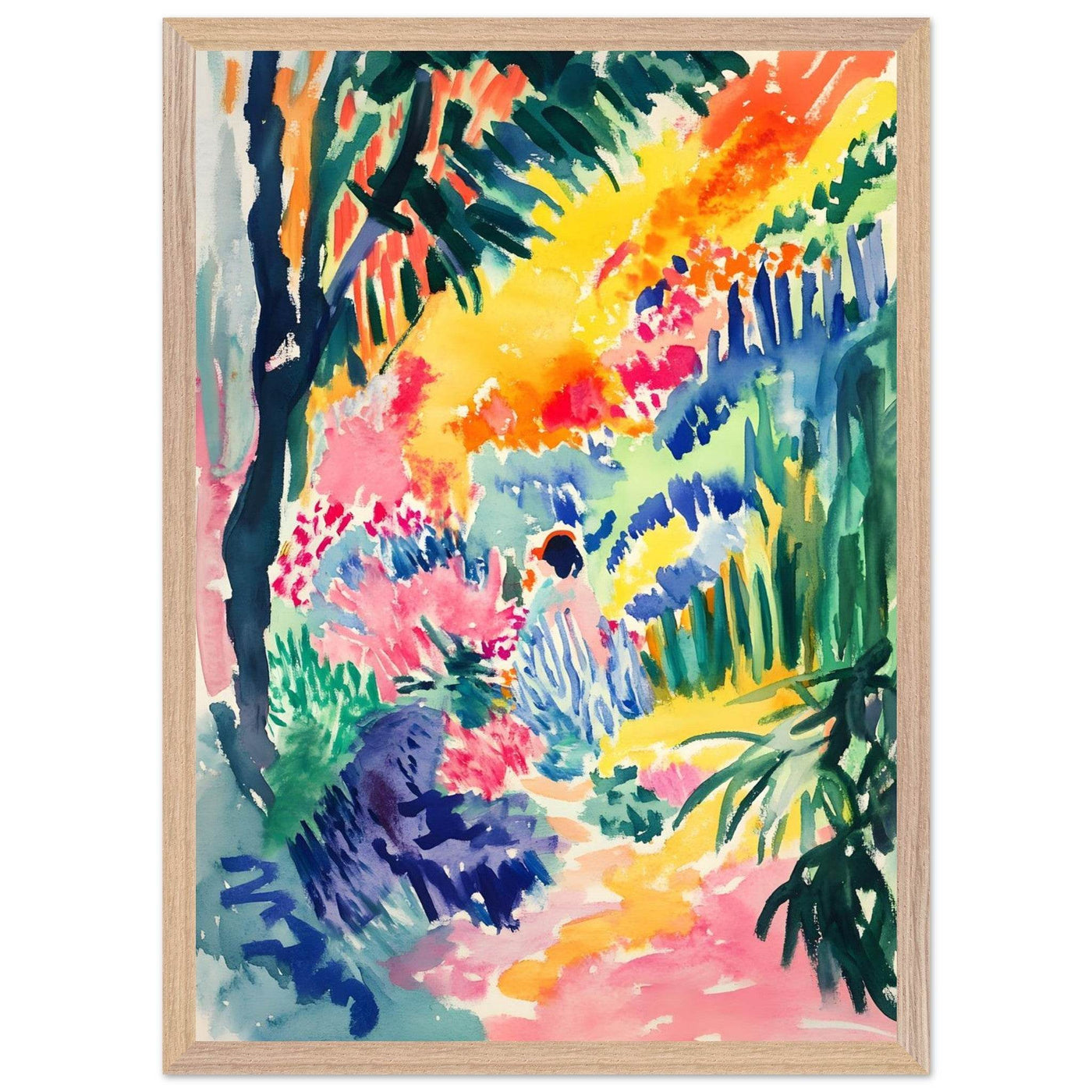 Vibrant Abstract Garden Henri Matisse - Vibrantwalls