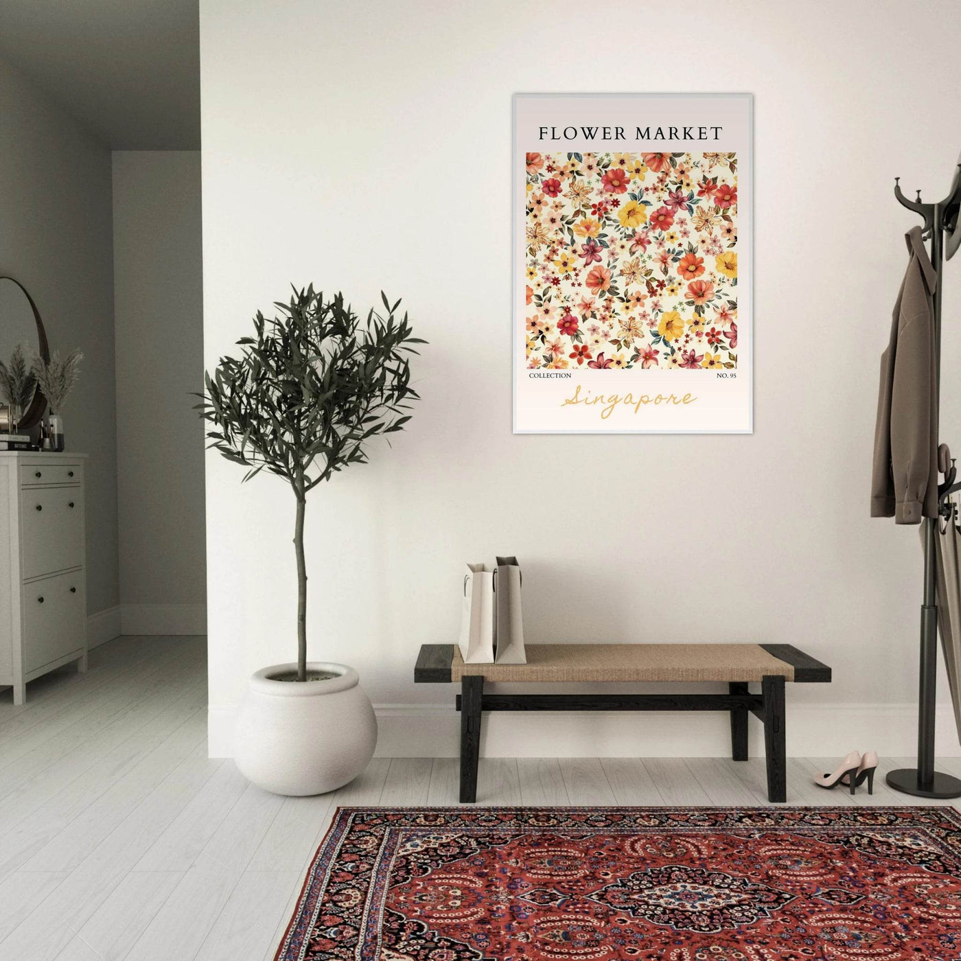 Flower Market Collection Framed Posters – Vibrant Floral Art Prints | Ready-to-Hang in Your Choice of Frame - Vibrantwalls