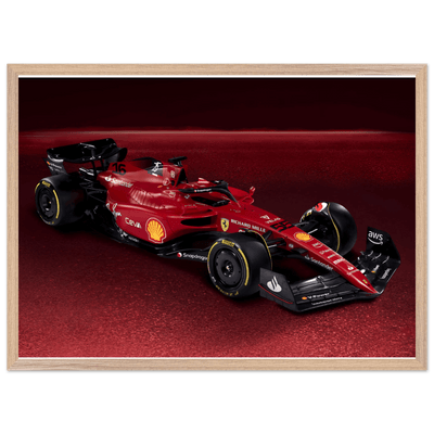 Ferrari Formula 1 Poster – High-Quality Mounted Framed Print - Vibrantwalls