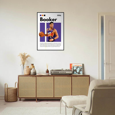 Devin Booker Phoenix Suns Modern Art Print - Vibrantwalls