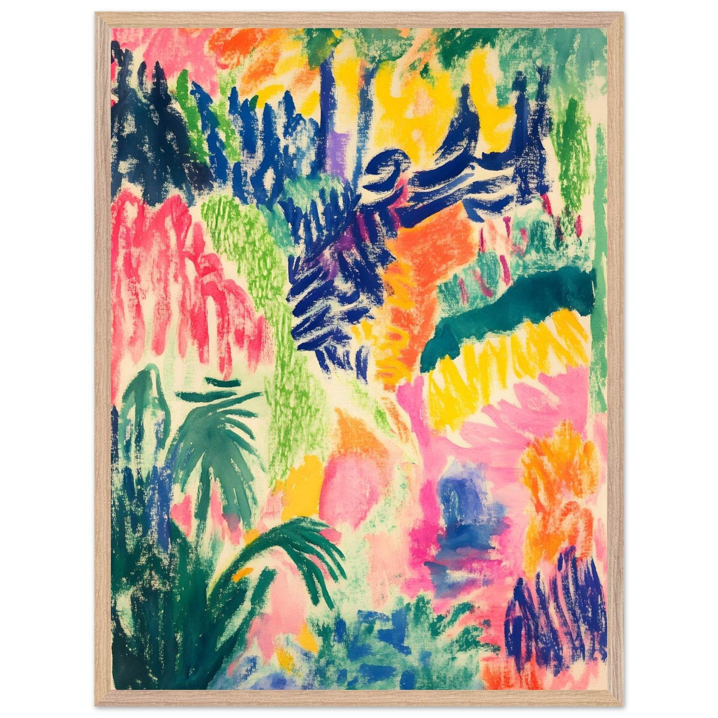 Vibrant Abstract Henri Matisse - Vibrantwalls