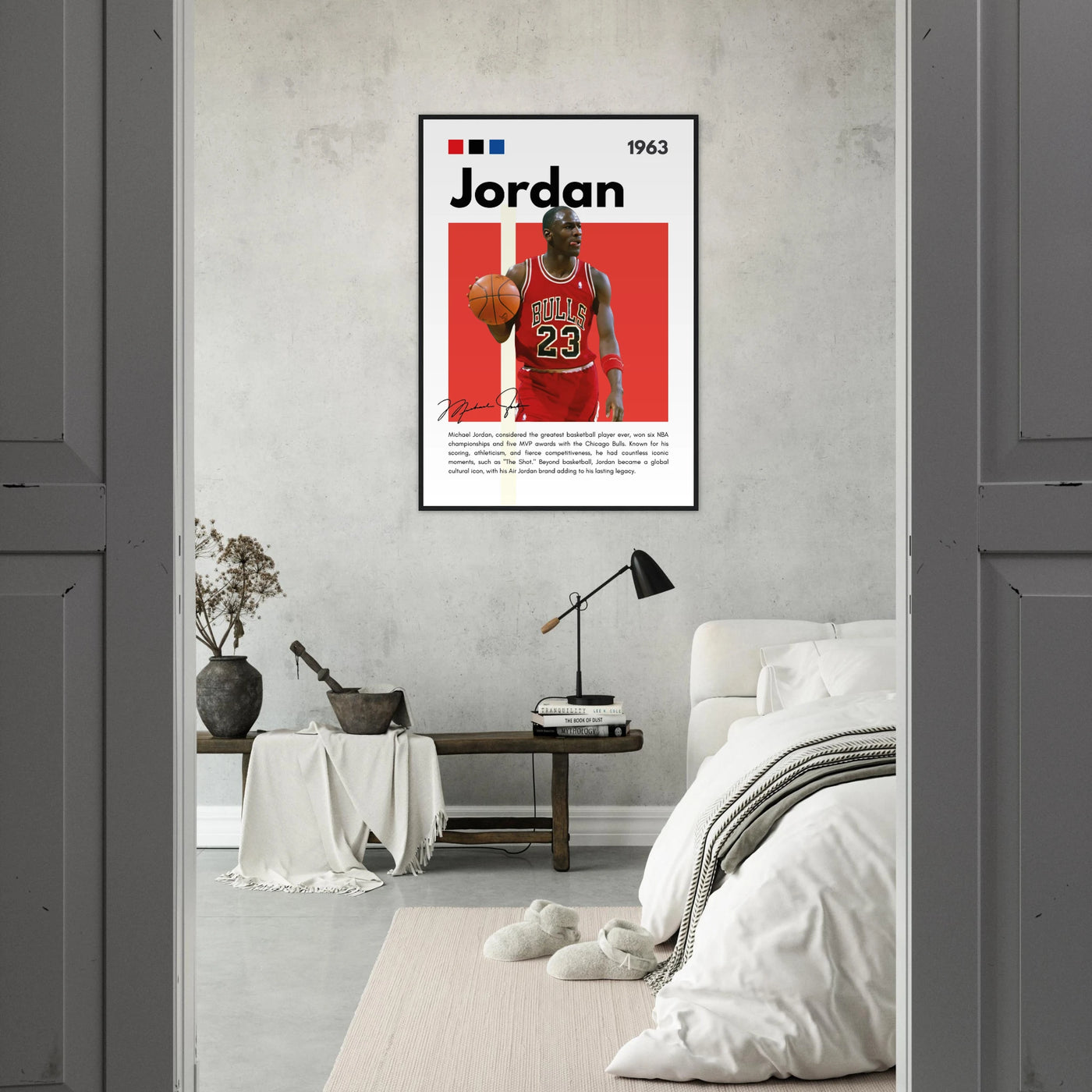 Michael Jordan Air Jordan Bulls Retro Print Vibrantwalls