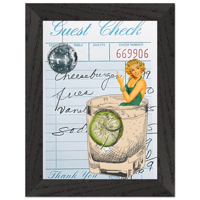 Retro Glam Gin & Tonic Cocktail Recipe - Vibrantwalls