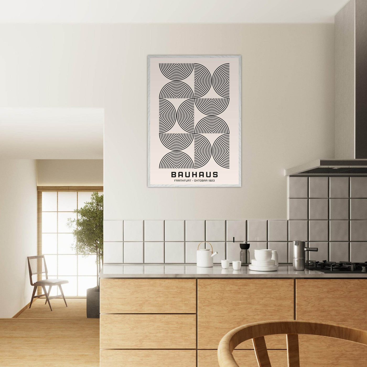 Bauhaus Black & Beige - Vibrantwalls