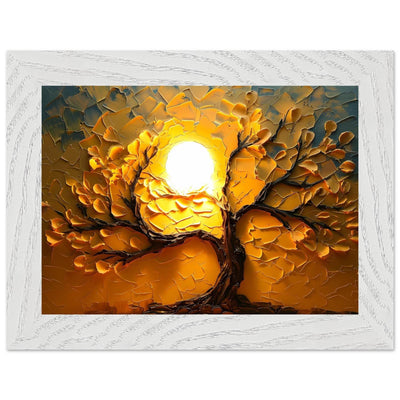 Textured Golden Tree of Life - Vibrantwalls