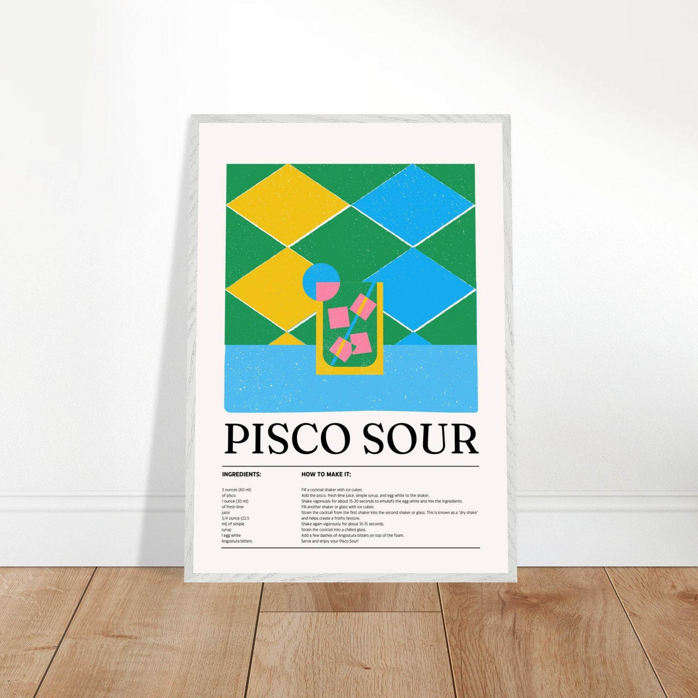 Vibrant Pisco Sour Cocktail Recipe - Vibrantwalls