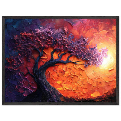 Sunset Hues Vibrant Tree of Life - Vibrantwalls