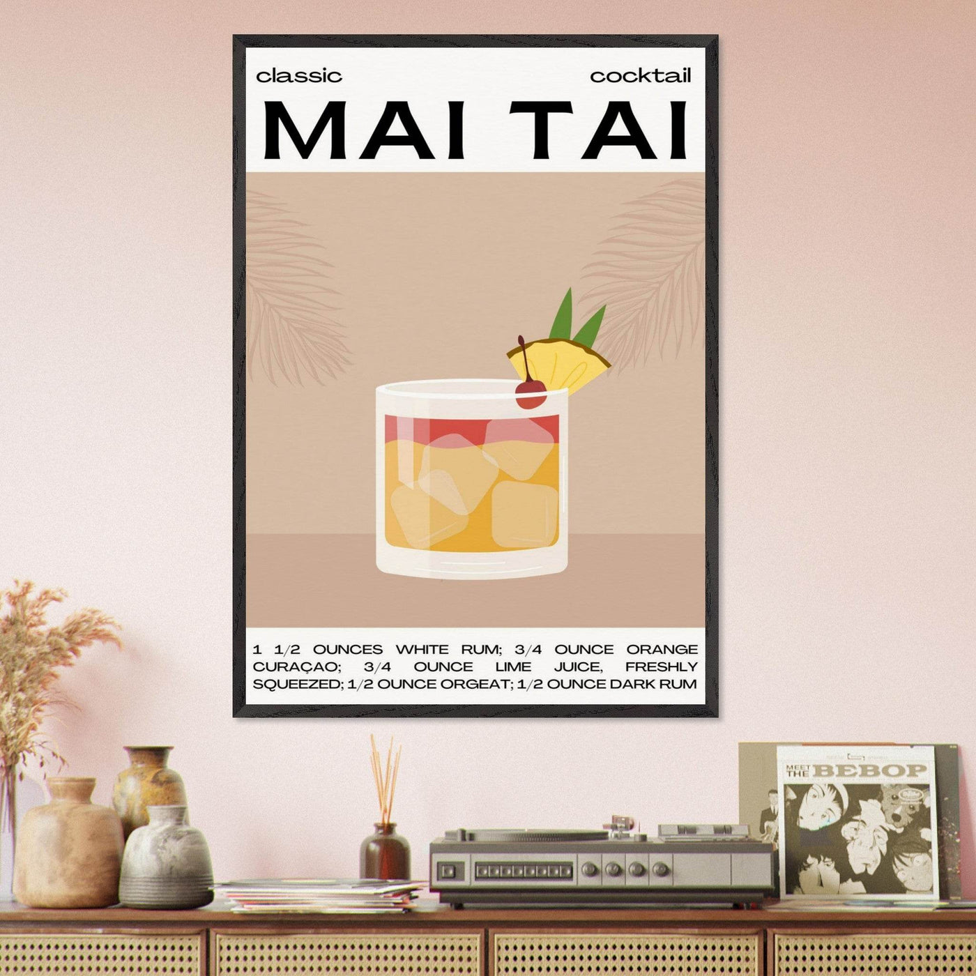 Mai Tai Cocktail - Vibrantwalls