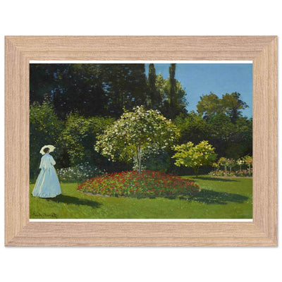 Woman in the Garden Art: Elegant Decor for Nature Lovers - Vibrantwalls