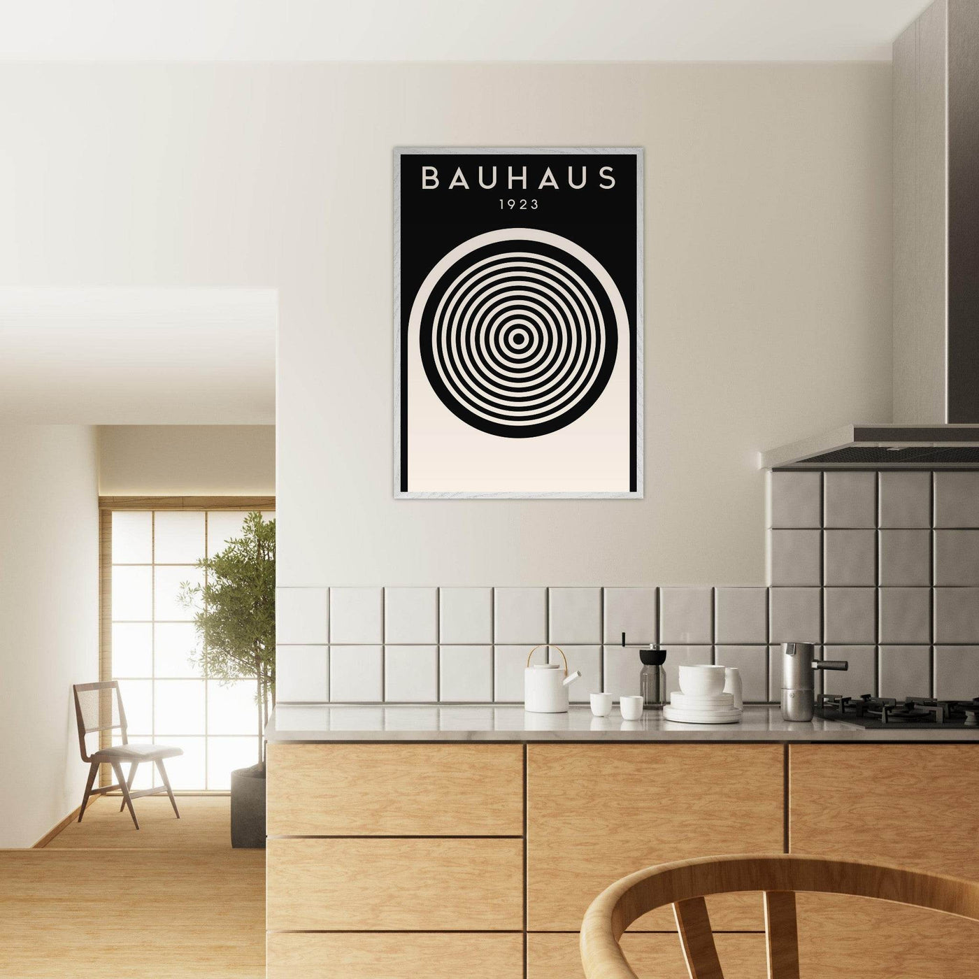 Bauhaus Black & Cream - Vibrantwalls