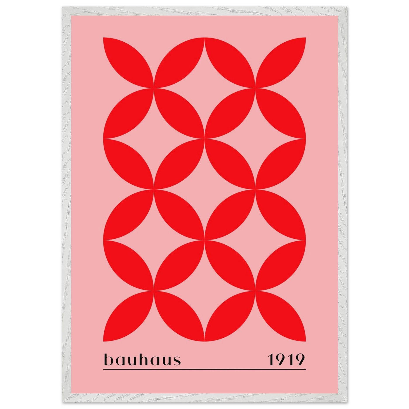 Bauhaus Minimalist Bold Red Geometric Design - Vibrantwalls