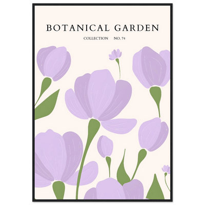Botanical Garden Elegant Lavender Bloom Art Print - Vibrantwalls