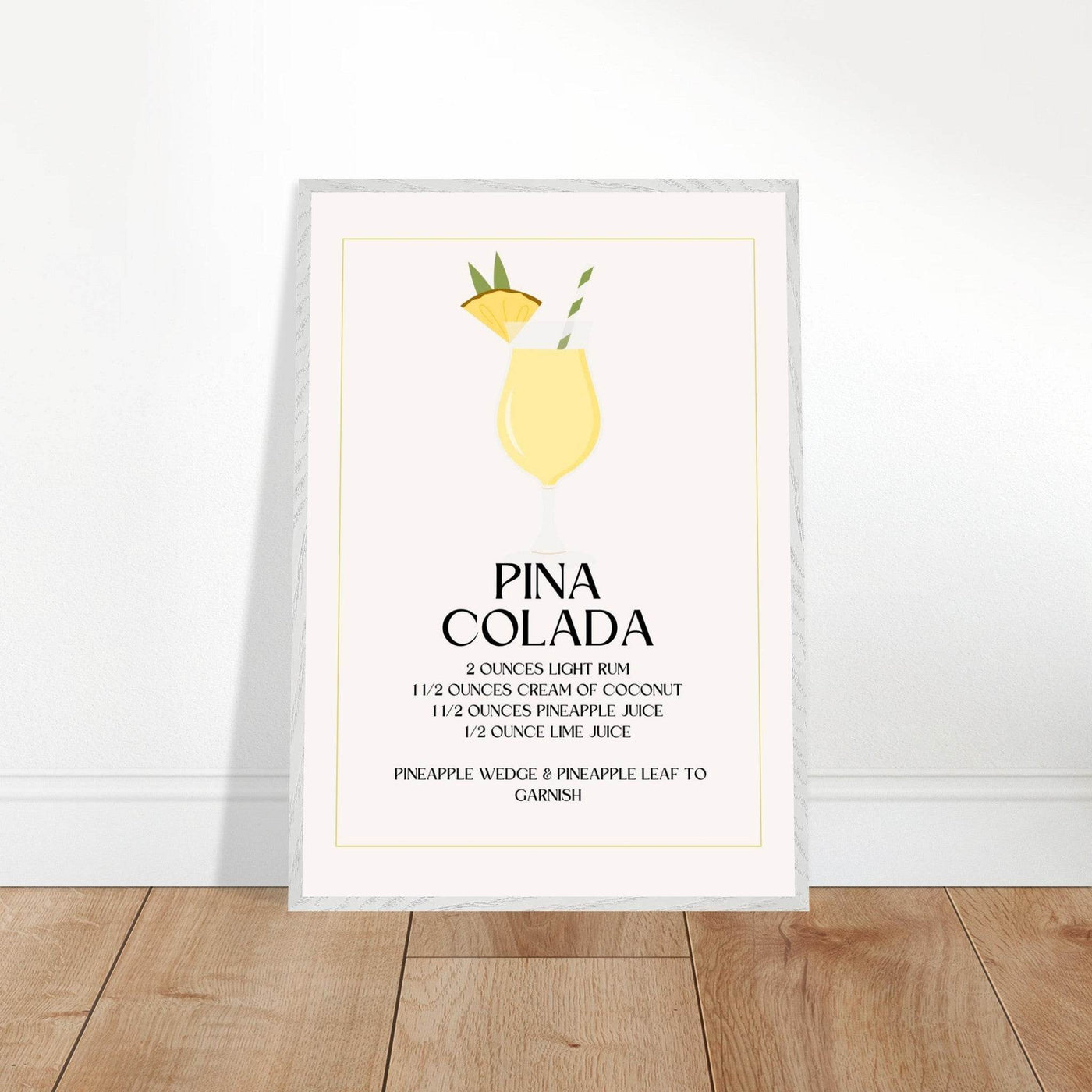 Pina Colada Cocktail Recipe - Vibrantwalls