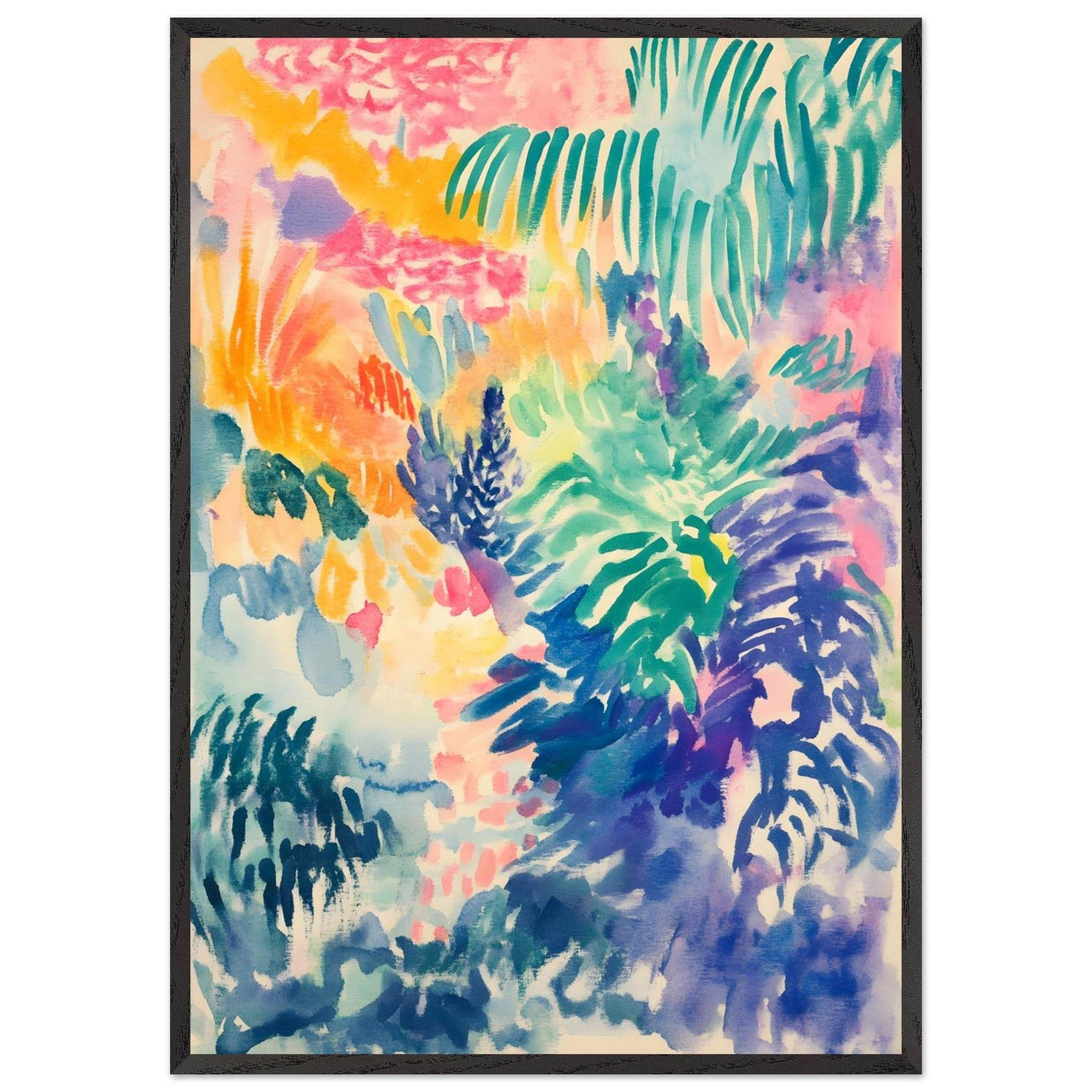 Abstract Floral - Vibrantwalls