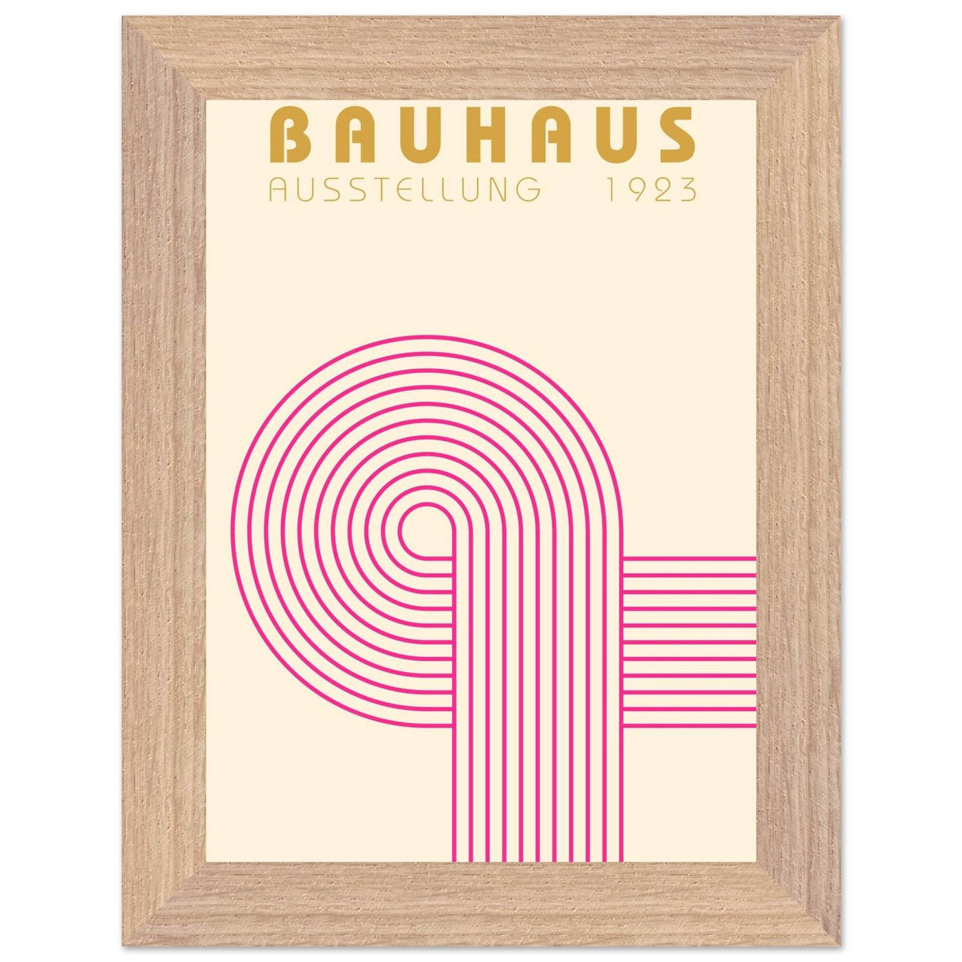 Bauhaus Pink Pop Decor for Modern Home Aesthetics - Vibrantwalls