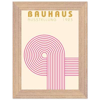 Bauhaus Pink Pop Decor for Modern Home Aesthetics - Vibrantwalls