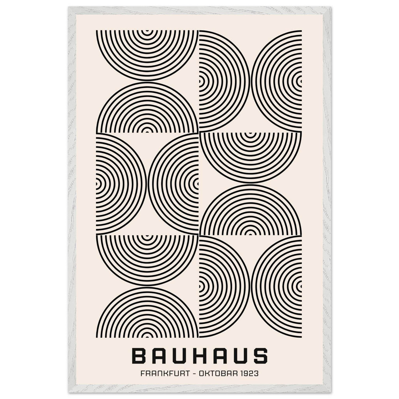 Bauhaus Black & Beige - Vibrantwalls
