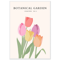 Botanical Garden Tulip Wall Art - Vibrantwalls