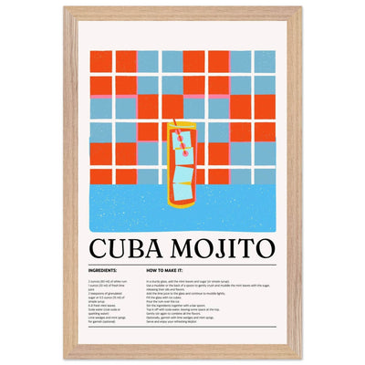 Cuba Mojito Cocktail Recipe - Vibrantwalls