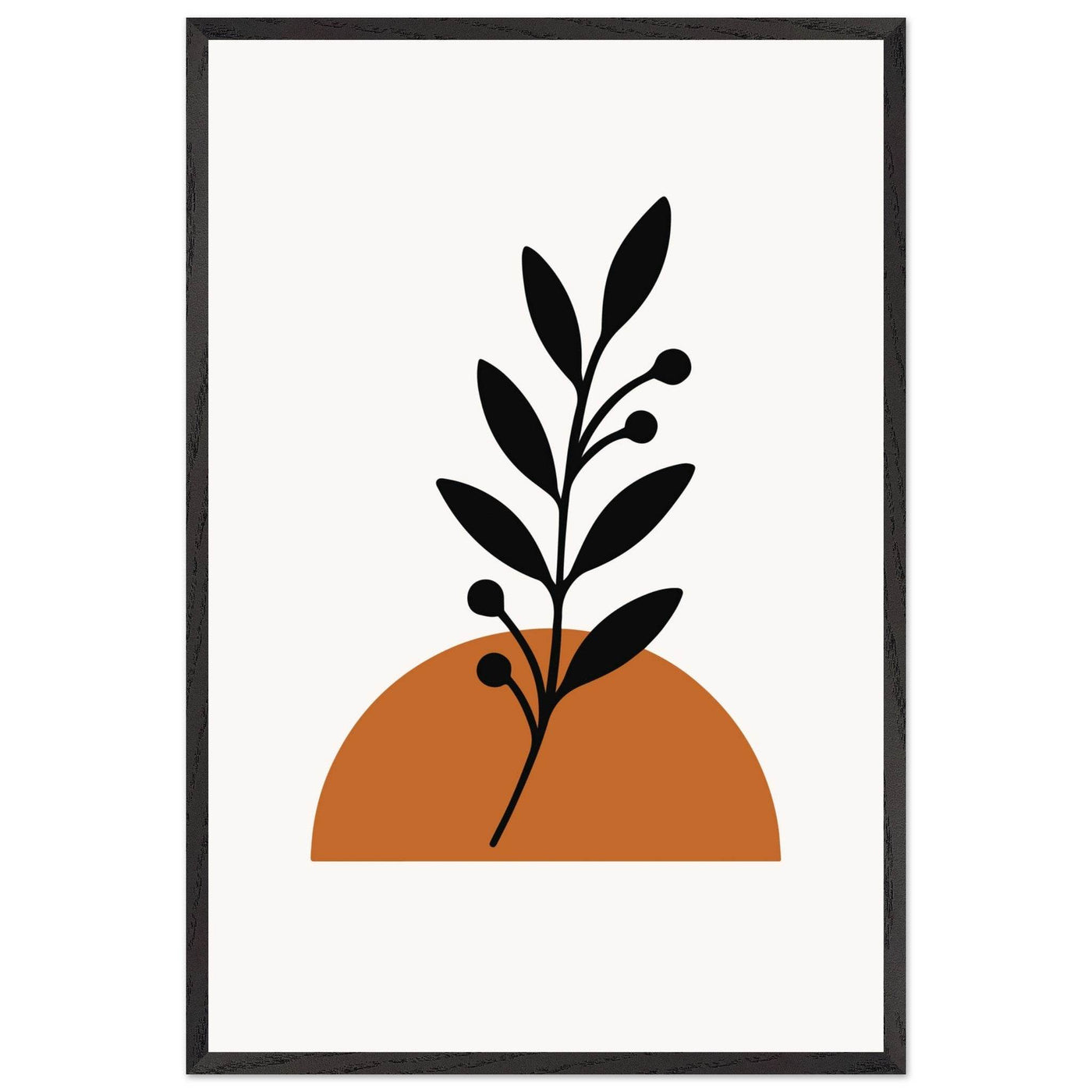 Minimalist Botanical Sunset - Vibrantwalls