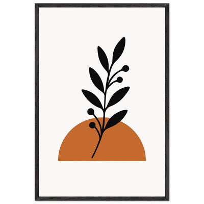 Minimalist Botanical Sunset - Vibrantwalls