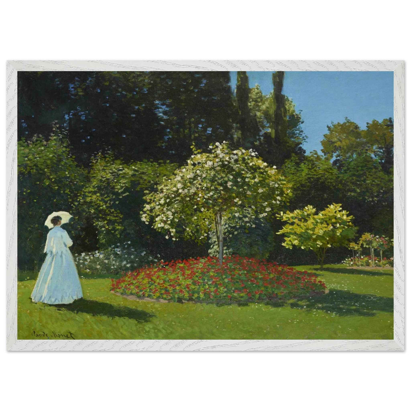 Woman in the Garden Art: Elegant Decor for Nature Lovers - Vibrantwalls