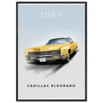 1967 Cadillac Eldorado - Iconic American Luxury Framed Poster | Premium Wall Art, Ready-to-Hang in Your Style - Vibrantwalls