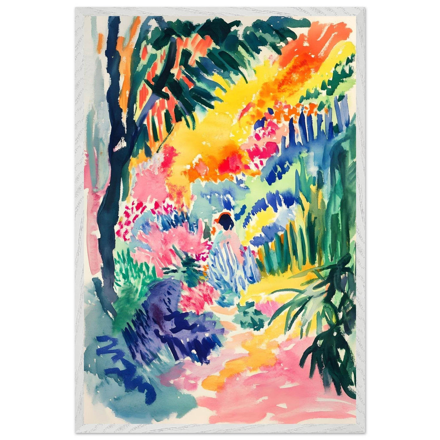 Vibrant Abstract Garden Henri Matisse - Vibrantwalls