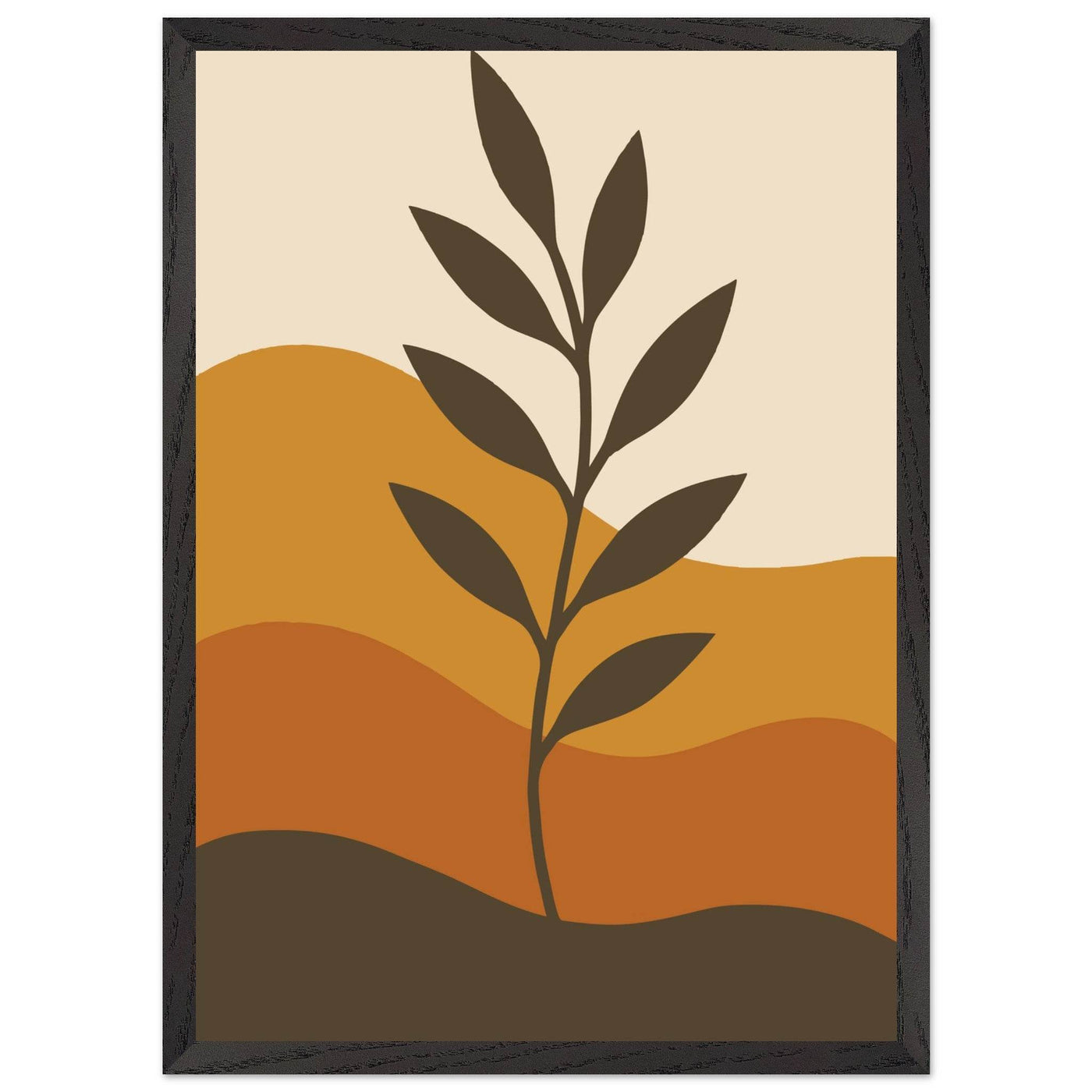 Minimalist Desert Bloom - Vibrantwalls