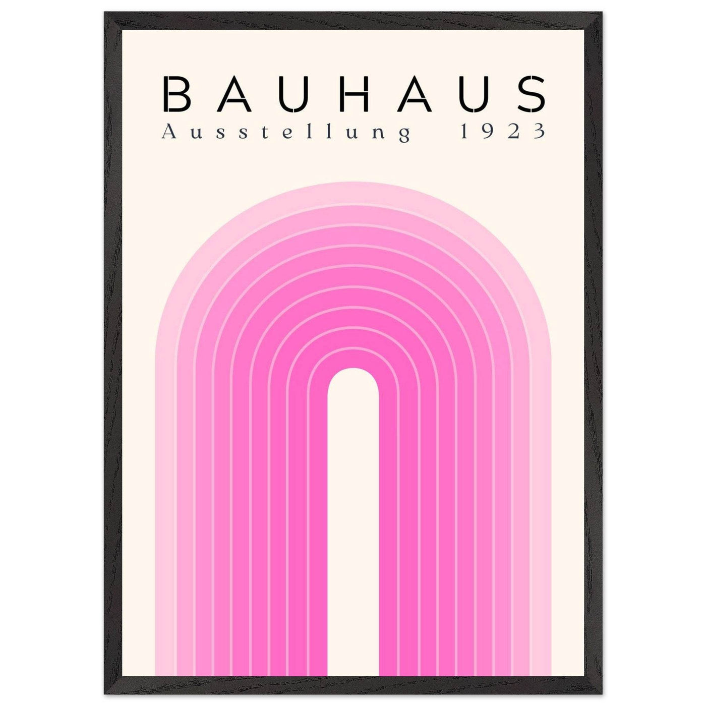 Bauhaus Pink Gradient Arch - Vibrantwalls