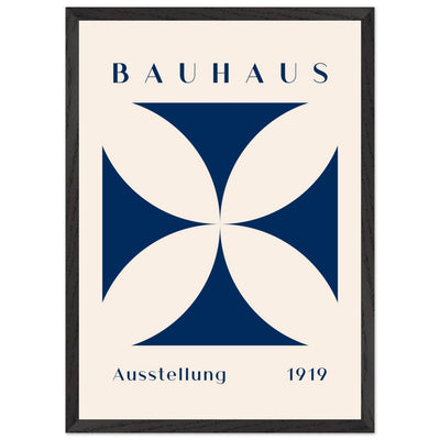 Bauhaus Exhibition 1919 - Navy Cream - Vibrantwalls