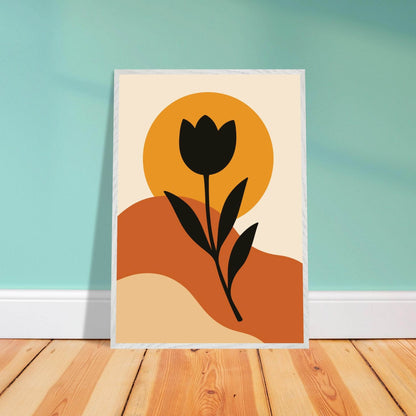 Desert Bloom Botanical Abstract Wall Art - Vibrantwalls