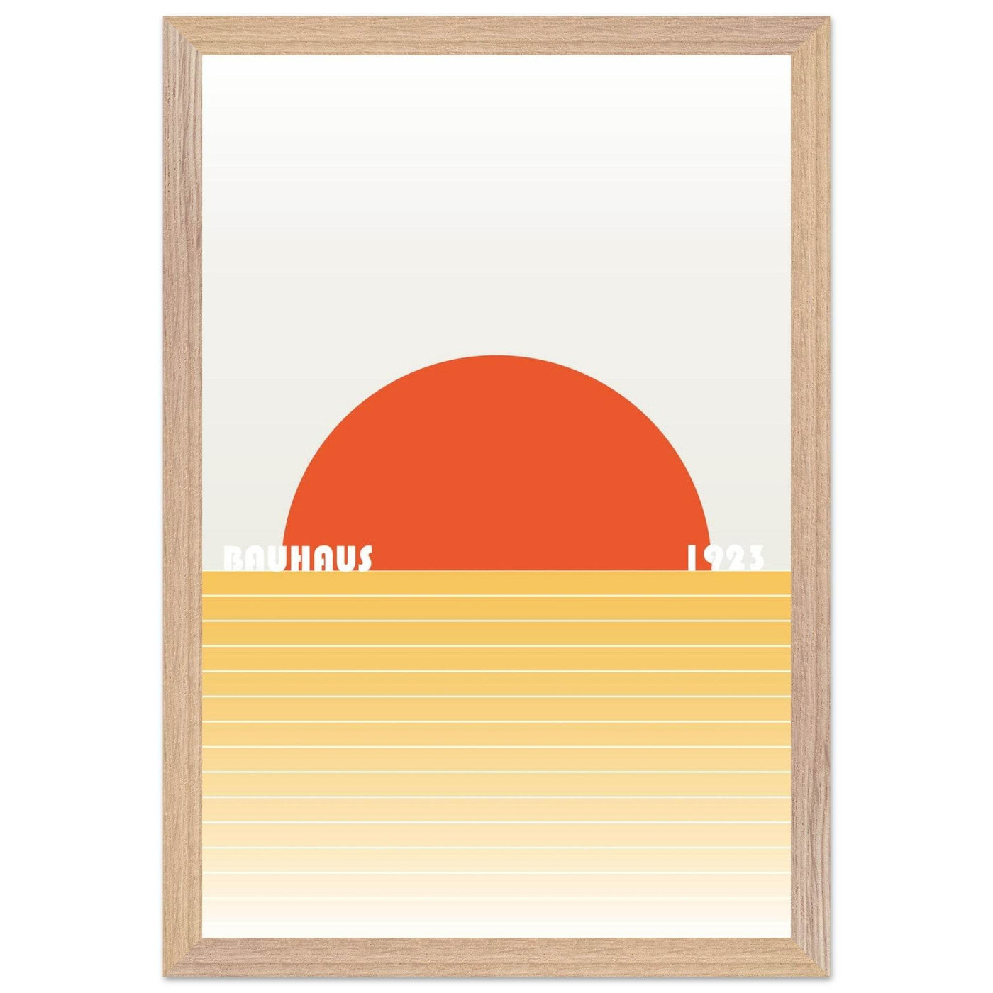 Bauhaus Sunset Abstraction - Vibrantwalls