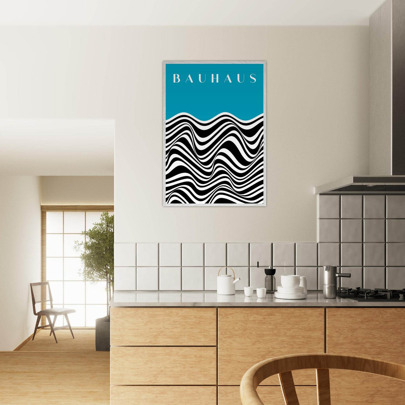 Bauhaus Optical Illusion - Vibrantwalls