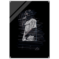 Phantom Echoes Acrylic Print - Modern, Luminous Wall Art Available in Multiple Sizes - Vibrantwalls