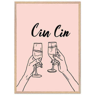 Cin Cin Toast Art Print - Vibrantwalls
