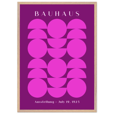 Bauhaus Pink & Purple Abstract - Vibrantwalls