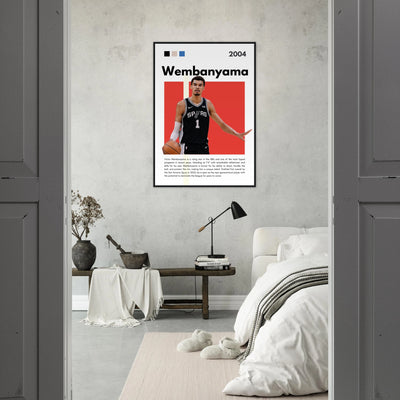 Victor Wembanyama Wemby Spurs Modern Art Print Vibrantwalls