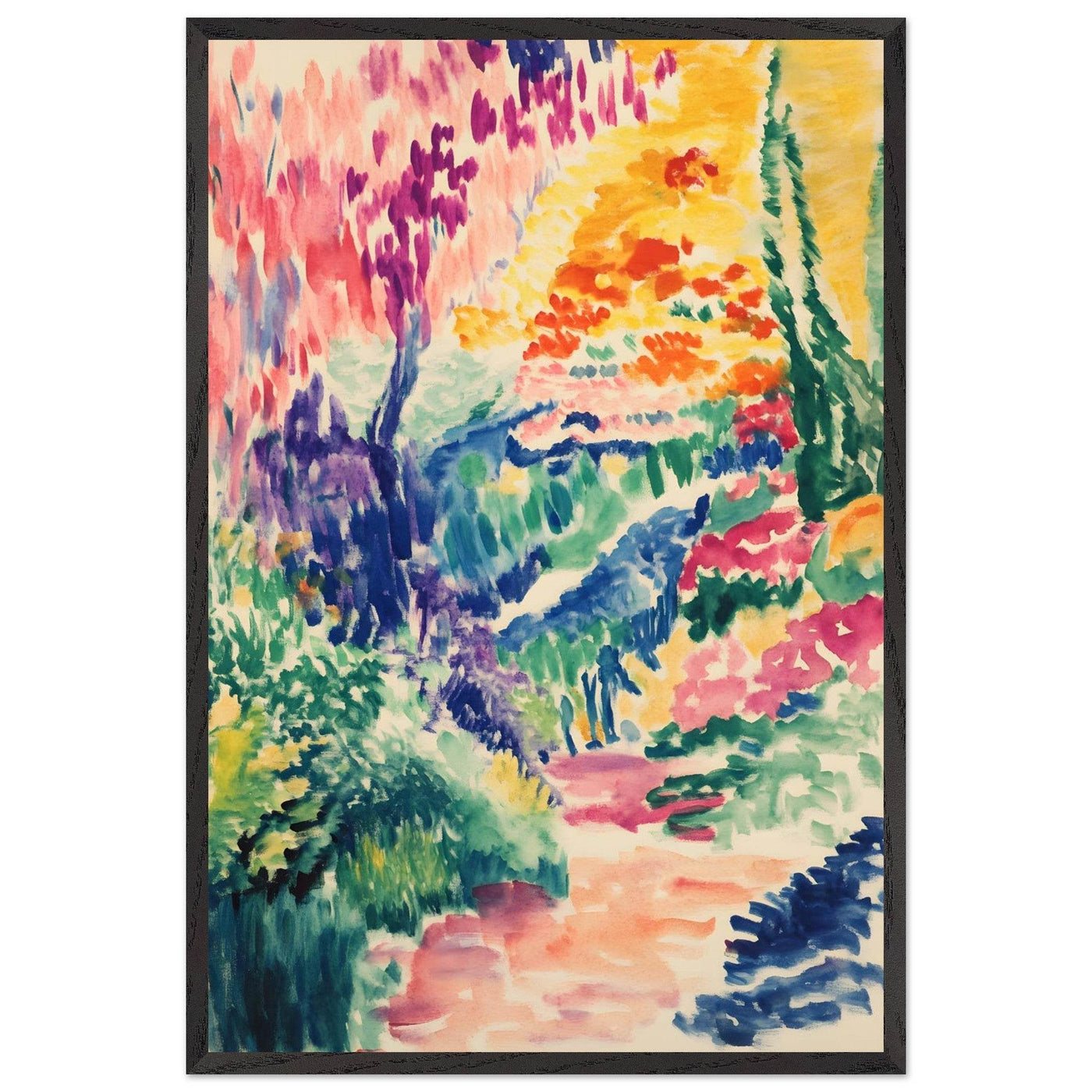 Abstract Garden Delights Henri Matisse - Vibrantwalls