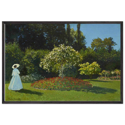 Woman in the Garden Art: Elegant Decor for Nature Lovers - Vibrantwalls