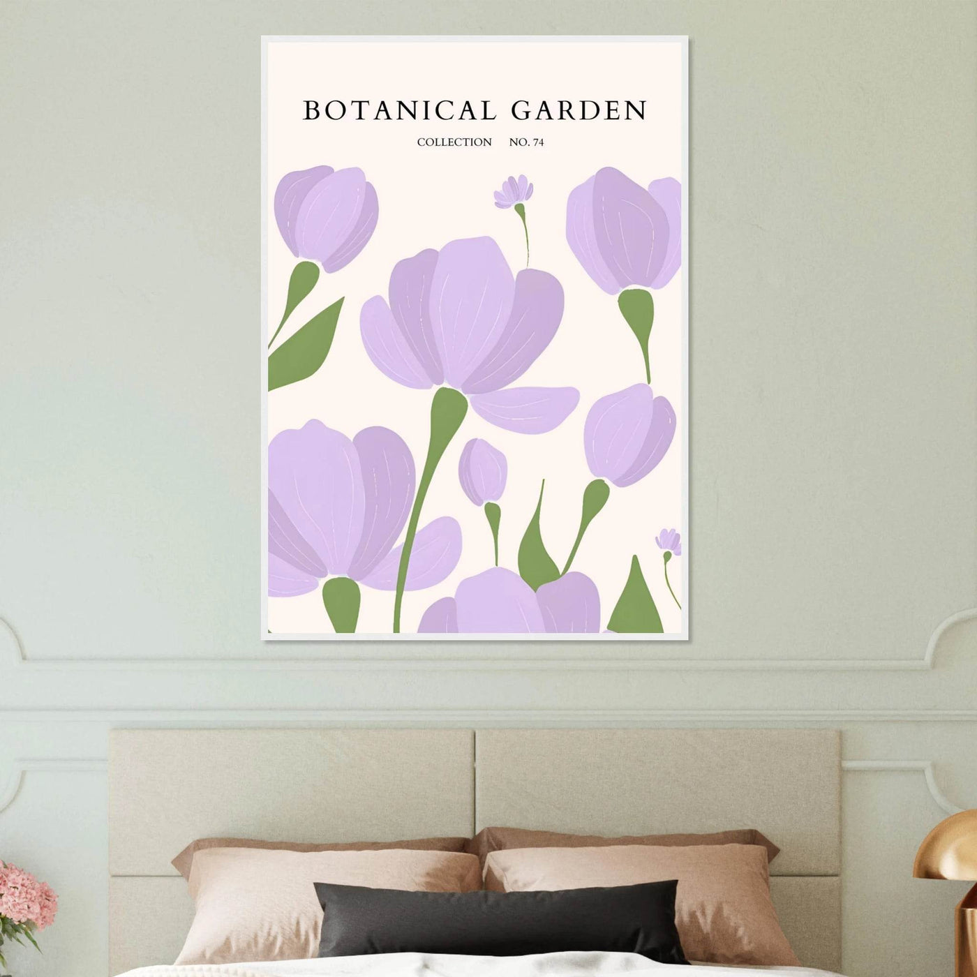 Botanical Garden Elegant Lavender Bloom Art Print - Vibrantwalls