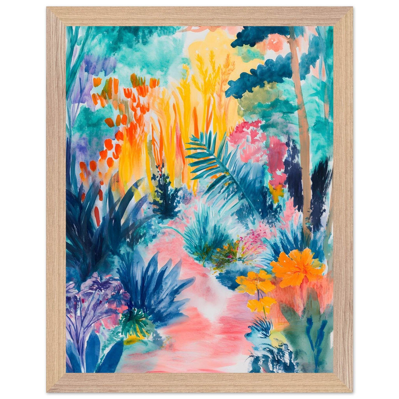 Abstract Tropical Garden Matisse I - Vibrantwalls