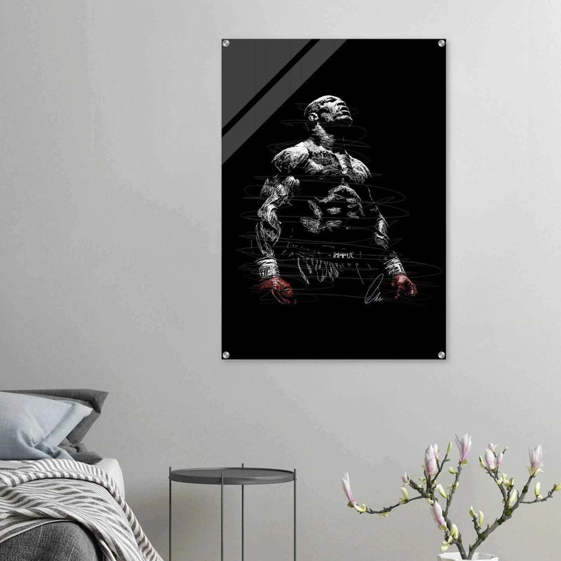 Connor McGregor Scribble Art Acrylic Print – Dynamic, Bold, Modern Sports Wall Decor in Multiple Sizes - Vibrantwalls