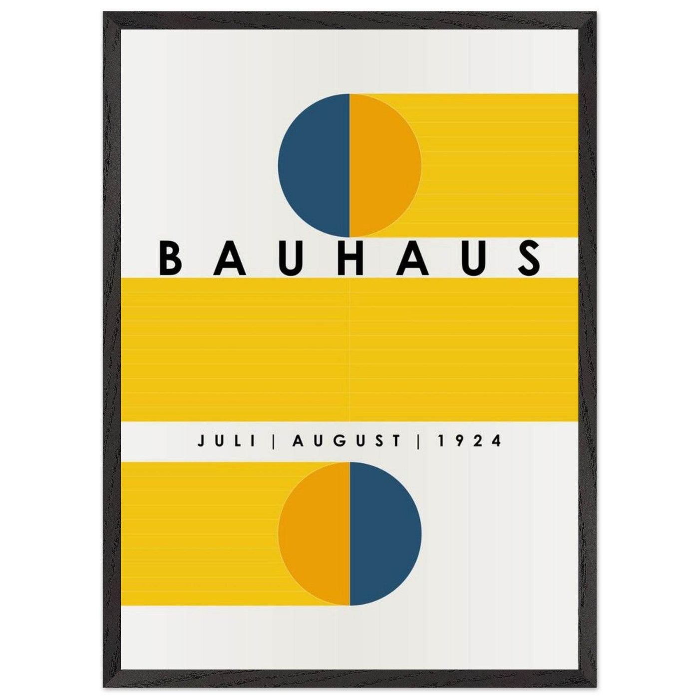 Bauhaus Blue Tunnel Geometric - Vibrantwalls