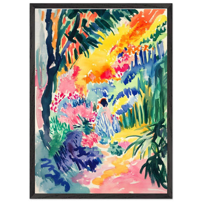 Vibrant Abstract Garden Henri Matisse - Vibrantwalls